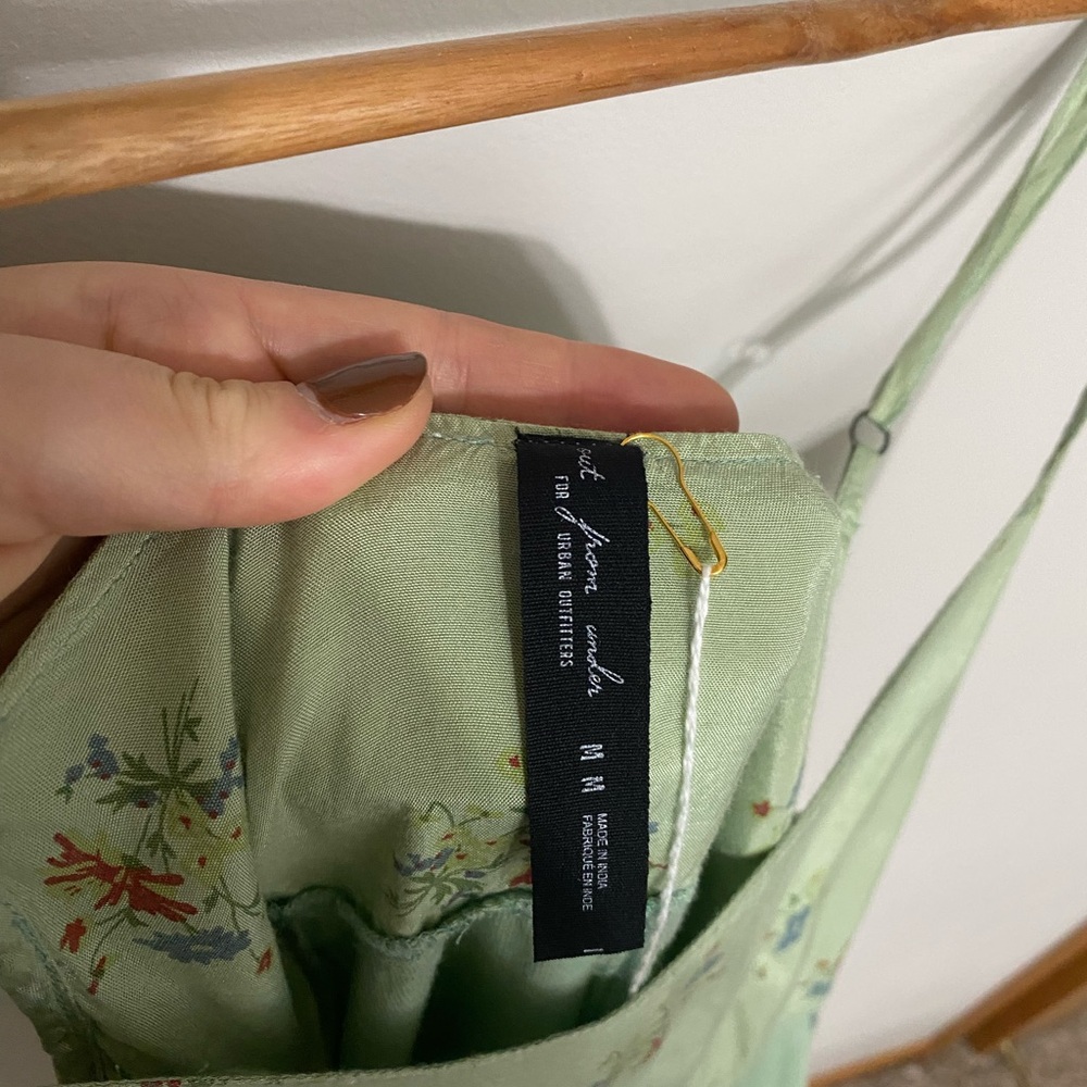 Urban Outfitters Mint Floral Jumpsuit - Picture 3 of 5